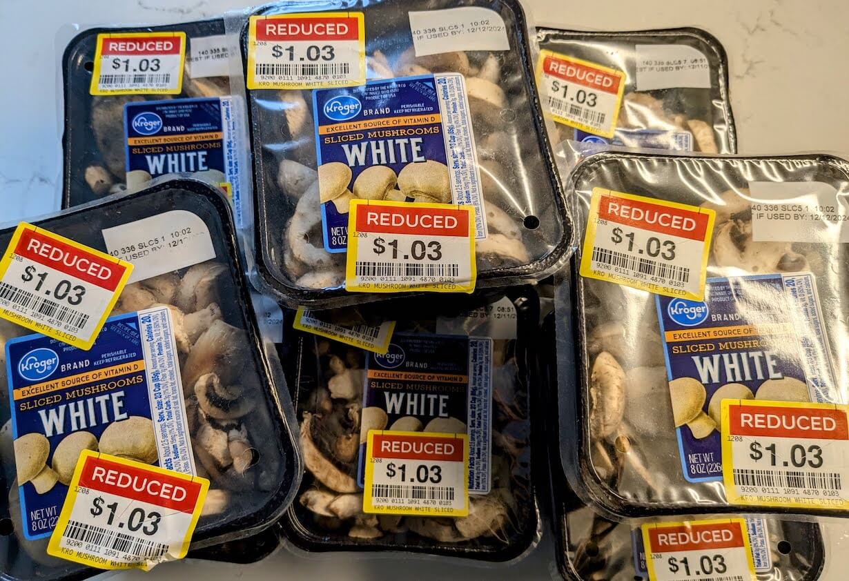 Clearance mushrooms