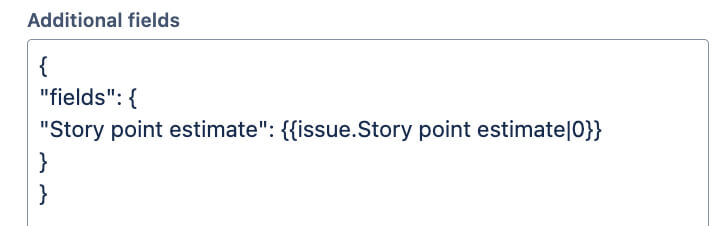 Jira Additional Fields Story Point Estimate